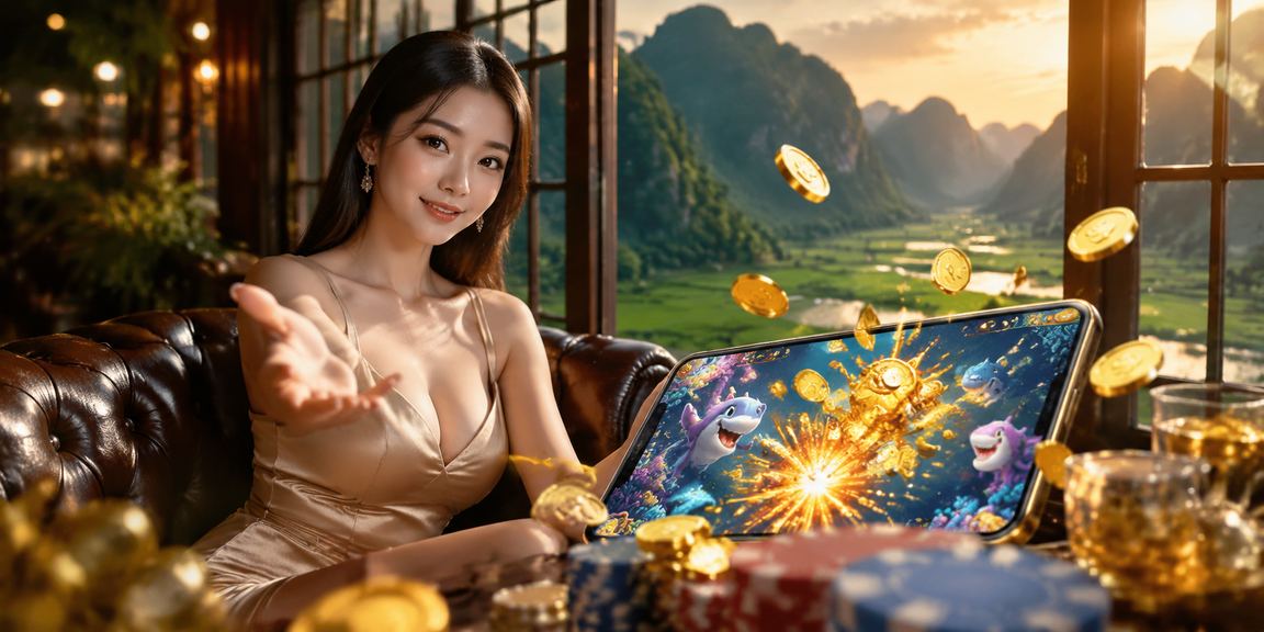 Người dùng tại Ninh Bình thư giãn bên quán cà phê, chơi game bắn cá trên điện thoại di động